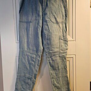 Universal Thread Chambray Denim Cargo Pants Joggers 6